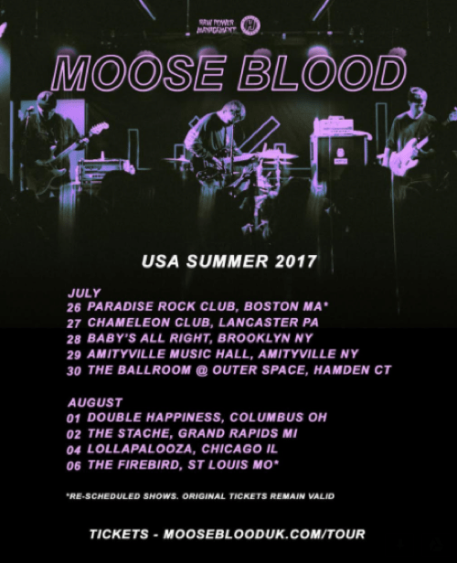 Want to see boston manor in concert? Moose Blood Announce Usa Summer Dates Crowdsurf Central