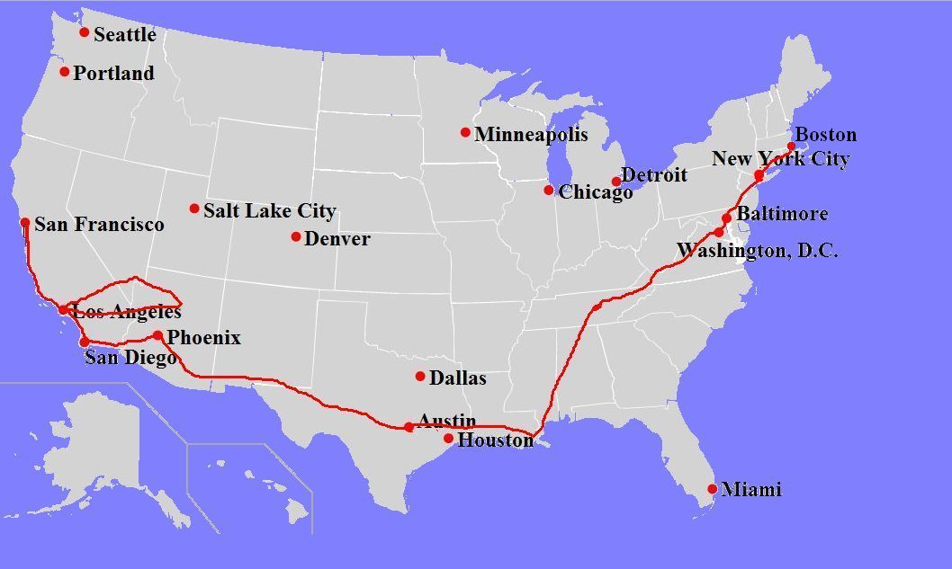 Drive this trip in 1 day 2 days 3 days. The Birth Of A Road Trip Five Foot Traveller