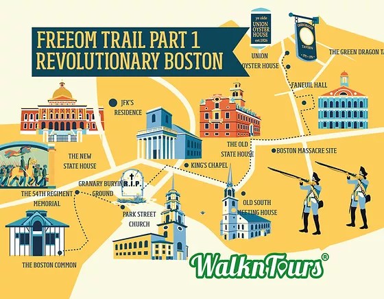 The bodies are mutilated and rotting, and the freedom trail thus represents the gory reality of white supremacy. Boston Solo Walking Tours Walkntours