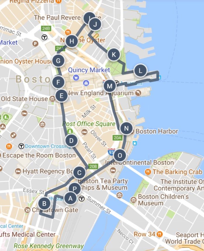 Best Boston Walking Tour Map&nbsp;Packages
