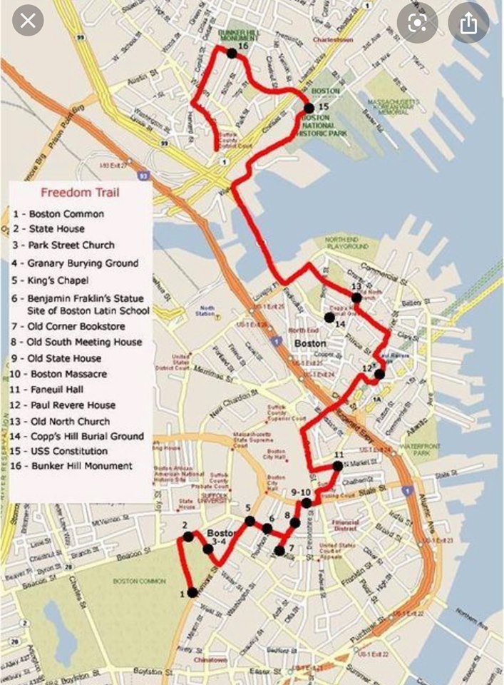 Every friday at 12:30, visitors gather to experience justin ferate's free walking tour through grand central and the surrounding neighborhood. A Guide To Walking The Freedom Trail Boston Ma Navigation Junkie